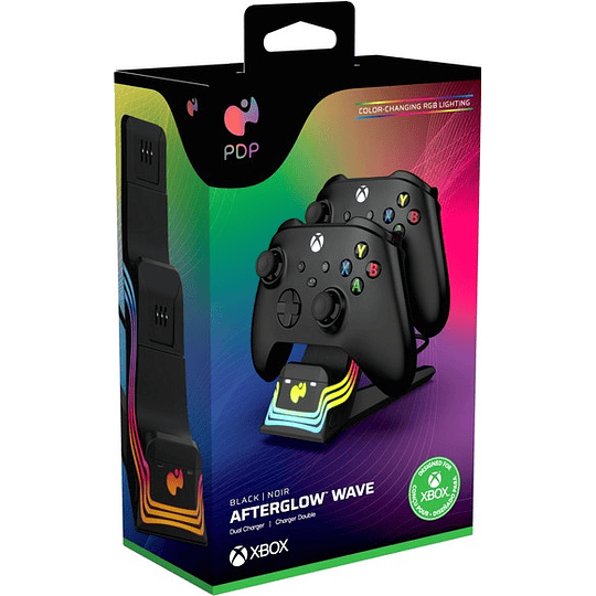 PDP AFTERGLOW WAVE  DUAL DUAL CHARGER BLACK (NEGRO) (XBONE)/