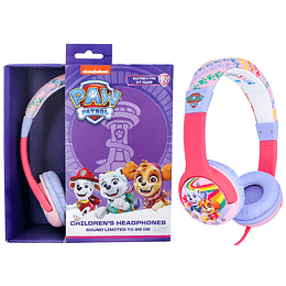 OTL WIRED HEADPHONES PAW PATROL SKYE AND EVEREST (PS4/XBOX/SWITCH/MOVIL/TABLET) (3-7 AÑOS)/PEGI 7