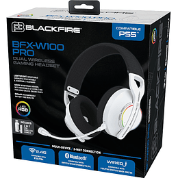 BLACKFIRE DUAL WIRELESS GAMING HEADSET BFX-W100 PRO/