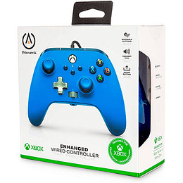 POWER A ENHANCED WIRED CONTROLLER BLUE (AZUL) (XBONE/PC)/