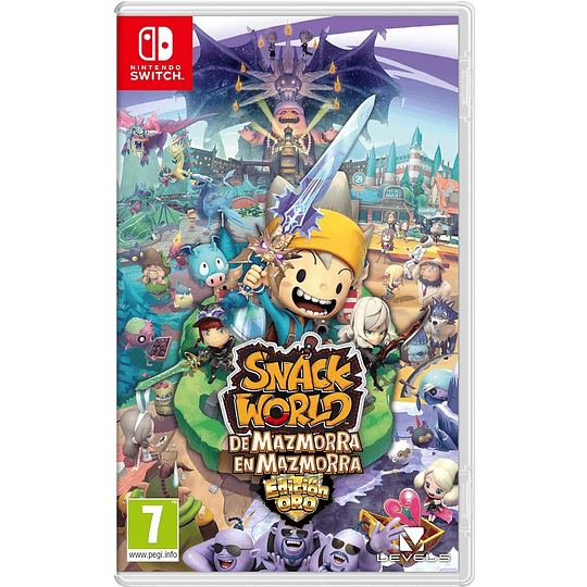 SNACK WORLD: DE MAZMORRA EN MAZMORRA EDICION ORO/PEGI 7