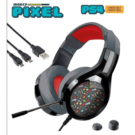 INDECA STARTER PACK PIXEL (HEADSET/USB DUAL/2 GRIPS)/