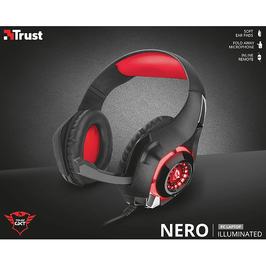 TRUST NERO ILLUMINATED GAMING HEADSET GXT 313/