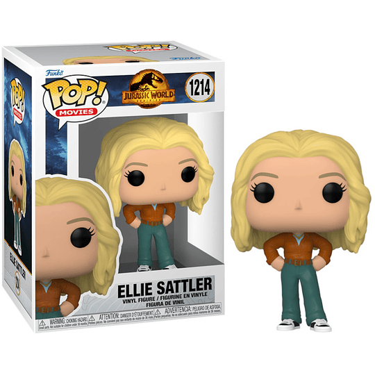 FUNKO POP! MOVIES - JURASSIC WORLD DOMINION: DR. ELLIE SATTLER (1214)/PEGI 3