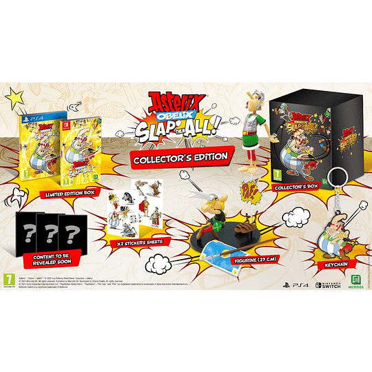 ASTERIX & OBELIX SLAP THEM ALL COLLECTOR EDITION (1 FIGURA/1 LLAVERO/3 LITOGRAFIAS/2 PEGATINAS)/PEGI 7