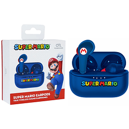 OTL WIRELESS EARPODS SUPER MARIO BLUE (AZUL)/PEGI 7