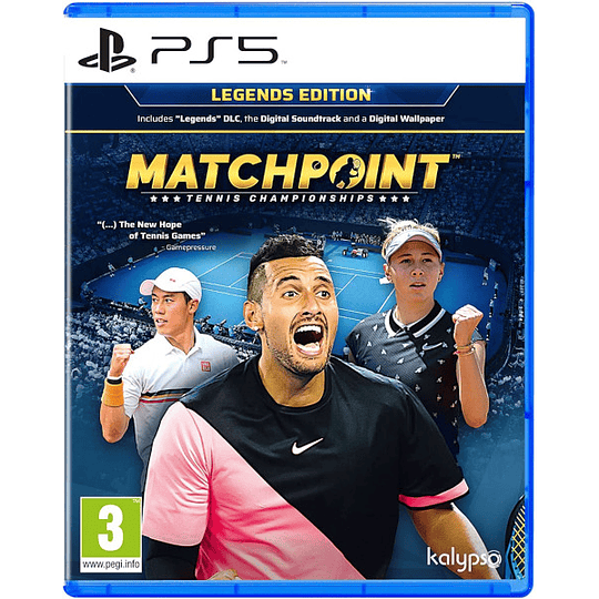 MATCHPOINT TENNIS CHAMPIONSHIPS -LEGENDS EDITION-/PEGI 3