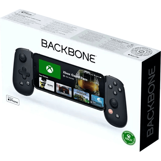 BACKBONE GAMEPAD PARA IPHONE XBOX EDITION INCLUYE 1 MES DE GAME PASS ULTIMATE (BLACK)/