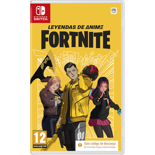 FORTNITE: LEYENDAS DE ANIME (CIAB)/PEGI 12