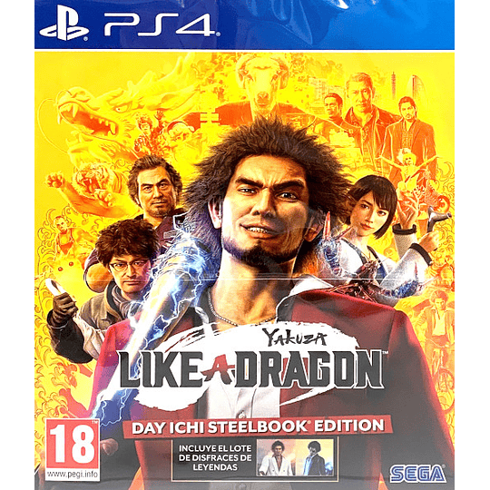 YAKUZA LIKE A DRAGON: DAY ICHI STEELBOOK EDITION/PEGI 18