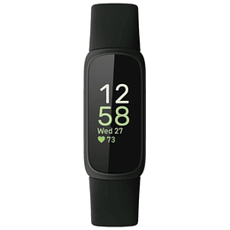 Fitbit Inspire 3 Pulsera de Actividad Bluetooth - Monitor de Frecuencia Cardiaca - Autonomia hasta 10 Dias - Resistencia al Agua de 5 ATM - Color Negr