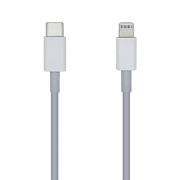 Aisens Cable Lightning-M a USB-C 2.0-M blanco 2.0m