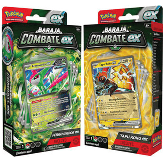 POKEMON JUEGO DE CARTAS BARAJA COMBATE EX (TAPU KOKO EX) (ESP)/PEGI 3