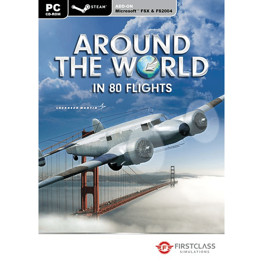 AROUND THE WORLD IN 80 FLIGHTS (EXPANSION PARA FSX)/PEGI 3