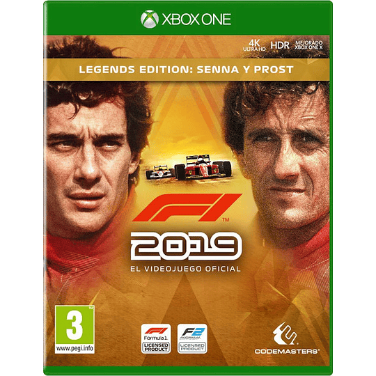 F1 2019 LEGENDS EDITION: SENNA Y PROST/PEGI 3