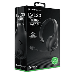 PDP WIRED HEADSET LVL 30 (GRIS)/