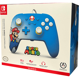 POWER A ENHANCED WIRED CONTROLLER SUPER MARIO POP ART/