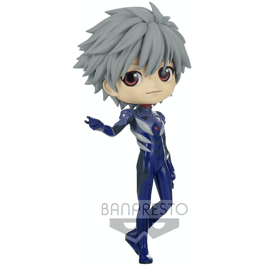 BANPRESTO Q POSKET EVANGELION: NEW THEATRICAL EDITION: KAWORU NAGISA PLUGSUIT STYLE (VER.A) (14 CM)/PEGI 12