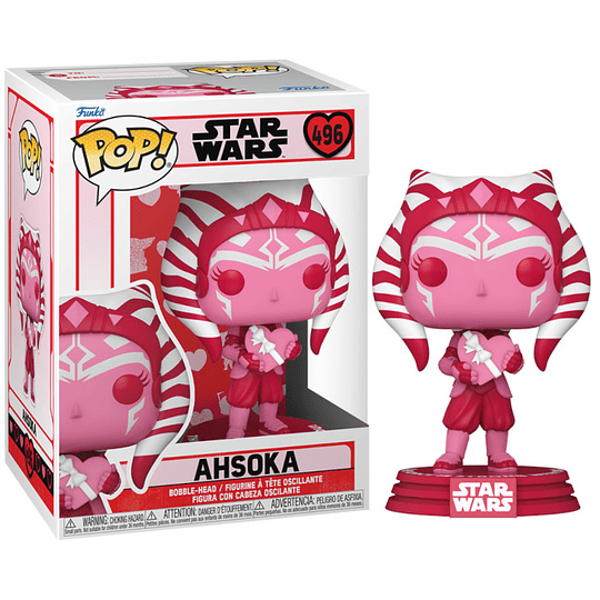 FUNKO POP! STAR WARS VALENTINES: AHSOKA (496)/PEGI 3