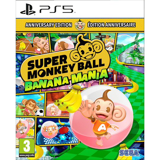 SUPER MONKEY BALL BANANA MANIA LAUNCH EDITION/PEGI 3