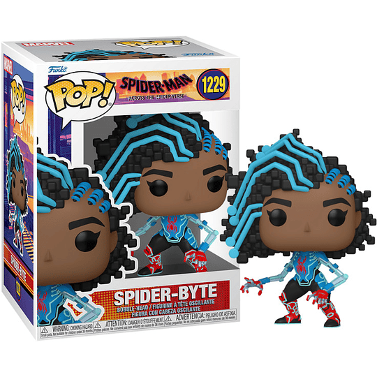 FUNKO POP! SPIDER MAN ACROSS THE SPIDERVERSE: SPIDER-BYTE (1229)/PEGI 3