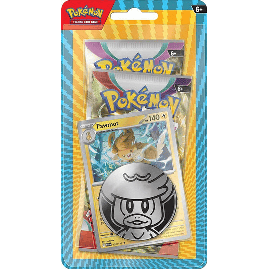 POKEMON TRADING CARD PAWMOT METALLIC COIN (ENG)/PEGI 3