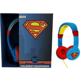 OTL WIRED HEADPHONES SUPERMAN (PS4/XBOX/SWITCH/MOVIL/TABLET) (3-7 AÑOS)/PEGI 7