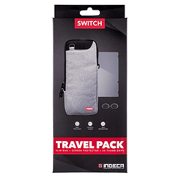 INDECA TRAVEL PACK (SLIM BAG + SCREEN PROTECTOR + 2X THUMB GRIP)/