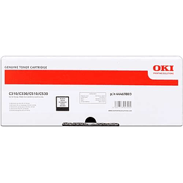 OKI C310/C510/MC351/MC361 Negro Cartucho de Toner Original - 44469803