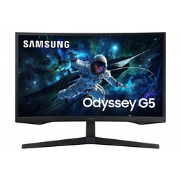 Samsung Odyssey G5 Monitor 27" Curvo 1000R LED VA QHD 165Hz FreeSync - Respuesta 1ms - Angulo de Vision 178º - HDMI, DisplayPort - VESA 75x75mm