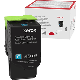 Xerox C310/C315 Cyan Cartucho de Toner Original - 006R04357