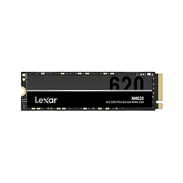 Lexar NM620 SSD 2TB de Alto Rendimiento - Velocidades de Lectura de 3500 MB/S - Escritura de 3000 MB/S - Tecnologia PCIE Gen3x4 NVME 1.4 - Flash 3D Na