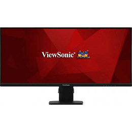 ViewSonic Monitor LED 34" IPS WQHD - Respuesta 4ms - Altavoces 6W - 21:9 - HDMI, DP y 3.5mm - Angulo de Vision 178º - VESA 100x100mm