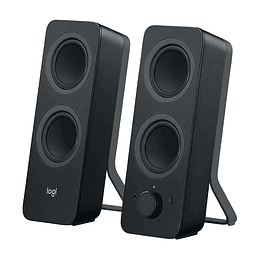 Logitech Z207 Altavoces 2.0 Bluetooth - 10W - Sonido Estereo - Entrada Jack 3.5 mm - Color Negro