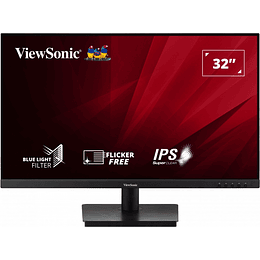 Viewsonic Monitor 31.5" VA3209-MH LED IPS FullHD - 75Hz - Respuesta 4ms - Angulo de Vision 178º - VGA - HDMI - Active Sync - Altavoces - VESA 100x100 