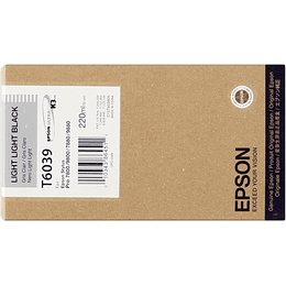 Epson T6039 Negro Light Light Cartucho de Tinta Original - C13T603900