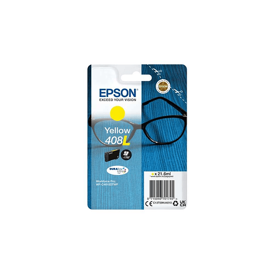 Epson 408L Amarillo Cartucho de Tinta Original - C13T09K44010