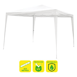 Sungarden Carpa Acero Rafia 3x3m - Color Blanco