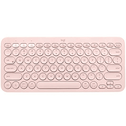 Logitech K380 Teclado Inalambrico Bluetooth - Hasta 3 Dispositivos Simultaneamente - Color Rosa