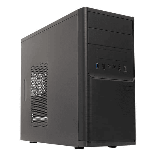 Unykach Dark Shadow Caja MicroATX - Fuente de Alimentacion 500W Incluida - Tamaño Disco Soportado 3.5