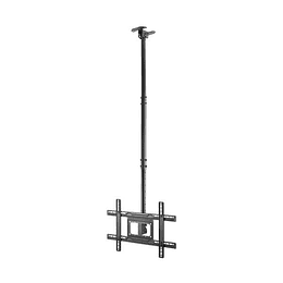 Aisens Soporte de Techo Giratorio - Inclinable - Extensible (TV 37"-80", 50Kg) - Color Negro