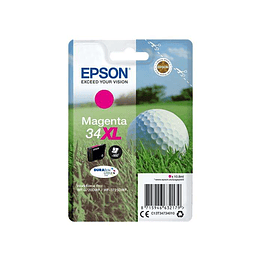 Epson T3473 (34XL) Magenta Cartucho de Tinta Original - C13T34734010