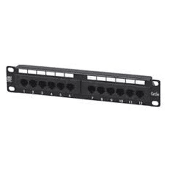 Cromad Patch Panel 12 Puertos Cat 6 1U UTP 10