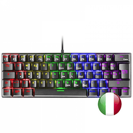 Mars Gaming MK60 Teclado Gaming Mecanico - Ultra-Compacto 60% - Switches Antipolvo - Iluminacion RGB - Teclas Imborrables - Anti-Ghosting Avanzado - M