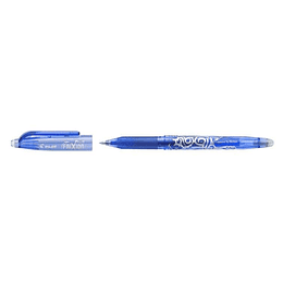 Pilot Frixion Ball Boligrafo de Gel Borrable - Punta de Bola 0.7mm - Trazo 0.4mm - Grip Ergonomico - Color Azul