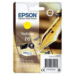 Epson T1624 Amarillo Cartucho de Tinta Original - C13T16244012