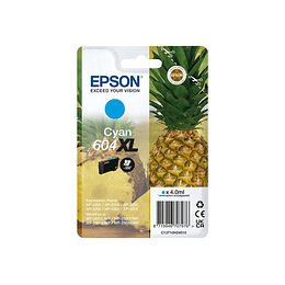 Epson 604XL Cyan Cartucho de Tinta Original - C13T10H24010