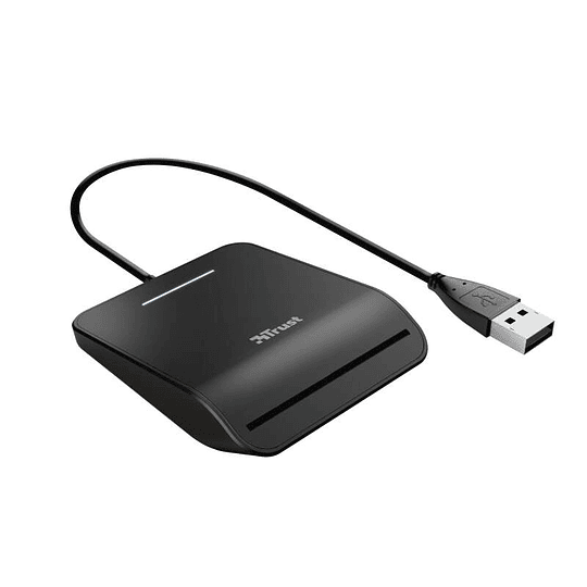 Trust Primo Smartcard Lector de DNI Electronico 3.0 - USB 2.0 - Cable de 1m - Color Negro