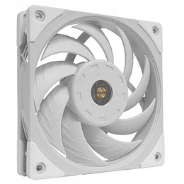 Mars Gaming MF-NC Ventilador para PC - Aspas Hibridas - Operacion Silenciosa - Rodamiento FDB - Control PWM - Flujo de Aire Optimo - Color Blanco