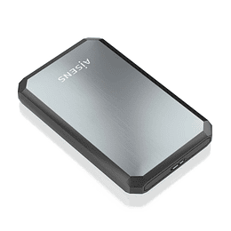 Aisens Caja Externa 2,5" ASE-2529B 9.5mm SATA a USB 3.0/USB3.1 GEN1 - Color Negro/Gris